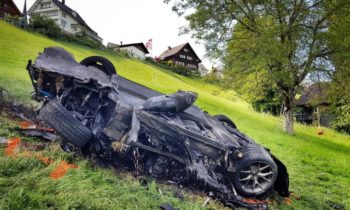 Richard Hammond crashes Rimac Concept_One during “The Grand Tour” filming