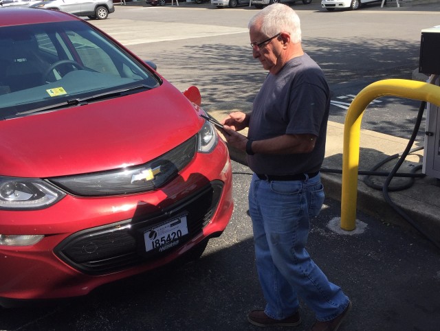 Driving a 2017 Chevrolet Bolt EV from Virginia to Missouri, June 2017 [photo: Bill Massmann]