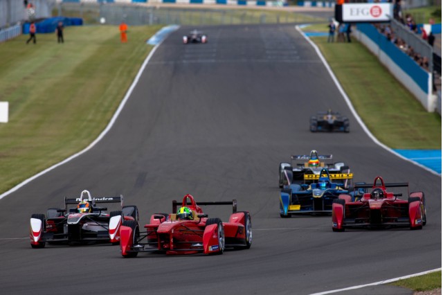 Formula E Championship first official test day, Donington Park