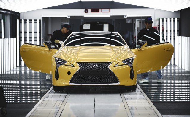 Lexus LC production at Toyota Motomachi Plant in Aichi, Japan