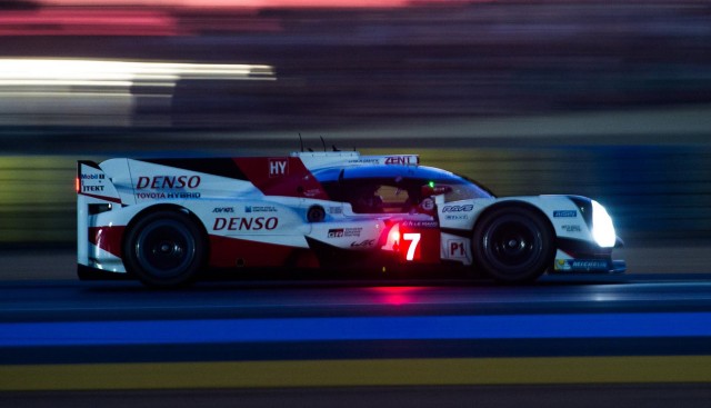 No. 7 Toyota TS050 Hybrid at the 2017 24 Hours of Le Mans