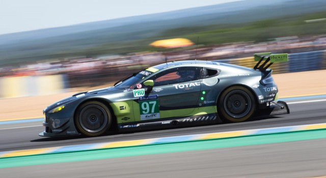 No. 97 Aston Martin Vantage GTE at the 2017 24 Hours of Le Mans