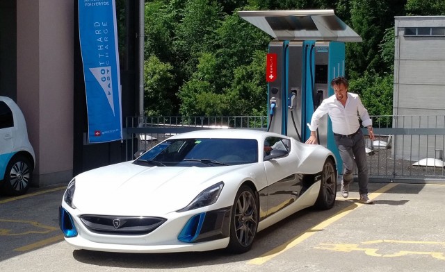 Richard Hammond with the Rimac Concept_One prior to his crash on June 10, 2017 Richard Hammond with the Rimac Concept_One prior to his crash on June 10, 2017