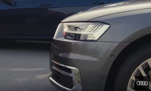 Teaser for 2019 Audi A8 debuting on July 11, 2017