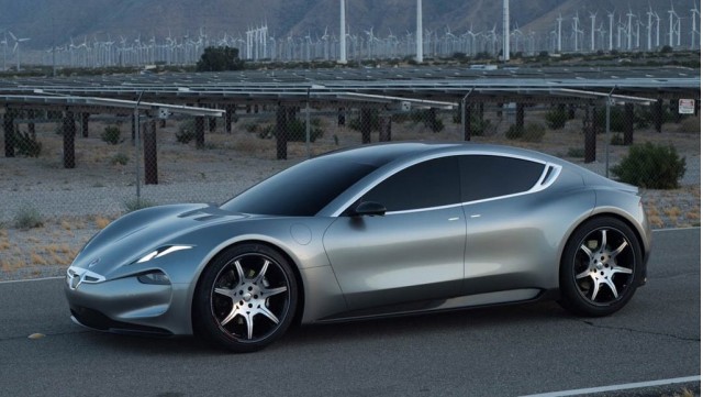 Teaser for Fisker EMotion debuting on August 17, 2017