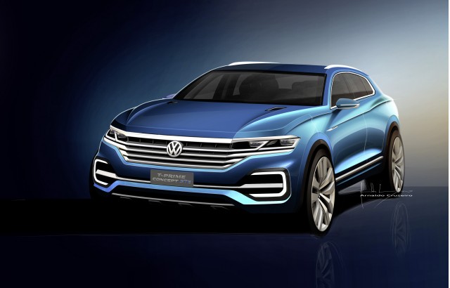 Volkswagen T-Prime GTE concept, 2016 Beijing Auto Show