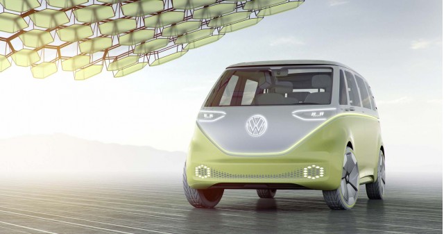 Volkswagen I.D. Buzz concept, 2017 Detroit auto show