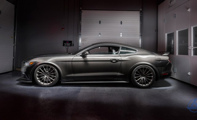 2017 Ford Mustang GT dressed in SpeedKore carbon fiber body