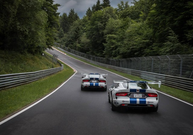 2017 Dodge Viper ACR in preparation for Nürburgring lap record attempt - Image via Prefix