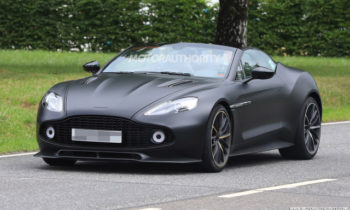 2018 Aston Martin Vanquish Zagato Speedster spy shots