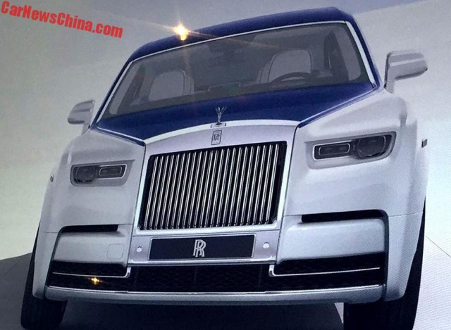 2018 Rolls-Royce Phantom leaked - Image via CarNewsChina