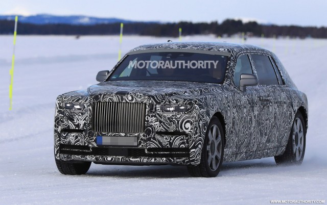 2018 Rolls-Royce Phantom spy shots - Image via S. Baldauf/SB-Medien