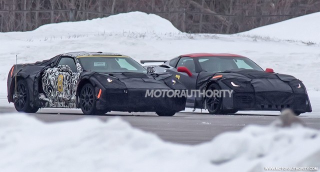 2019 Chevrolet Corvette (C8) spy shots - Image via S. Baldauf/SB-Medien