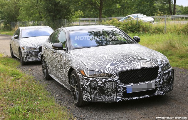2019 Jaguar XE SVR spy shots - Image via S. Baldauf/SB-Medien