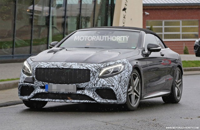 2018 Mercedes-AMG S63 Cabriolet facelift spy shots - Image via S. Baldauf/SB-Medien 2018 Mercedes-AMG S63 Cabriolet facelift spy shots - Image via S. Baldauf/SB-Medien