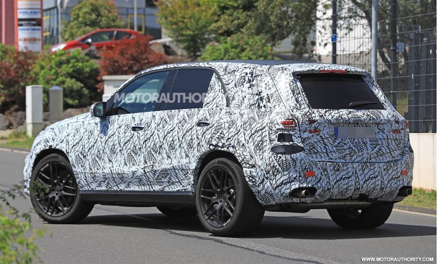 2020 Mercedes-AMG GLE63 spy shots - Image via S. Baldauf/SB-Medien
