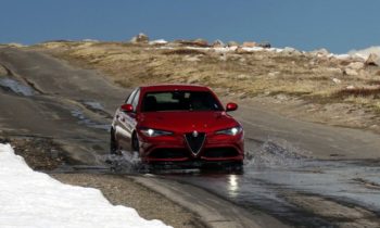Climbing to the top in a 2017 Alfa Romeo Giulia Quadrifoglio