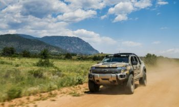 Riding silently in the US Army's Chevy Colorado ZH2 hydrogen fuel cell truck
