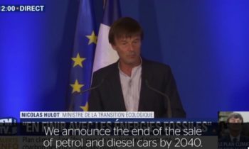 France plans to ban all gasoline, diesel vehicles by 2040