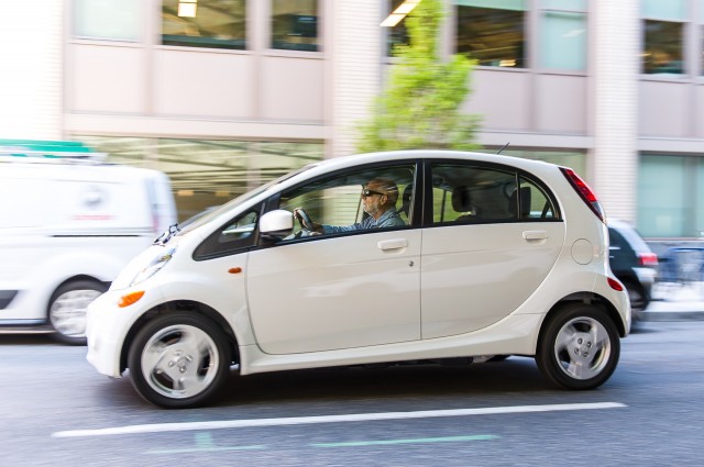 2016 Mitsubishi i-MiEV Quick Drive  -  Portland OR  -  July 2015   [photo: Doug Berger]