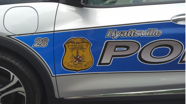 2017 Chevrolet Bolt EV electric police car, operated by Hyattsville City Police Department, Maryland