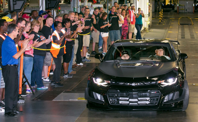 Rick Hendrick takes delivery of first 2018 Chevrolet Camaro ZL1 1LE