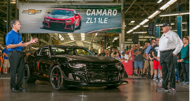 Rick Hendrick takes delivery of first 2018 Chevrolet Camaro ZL1 1LE
