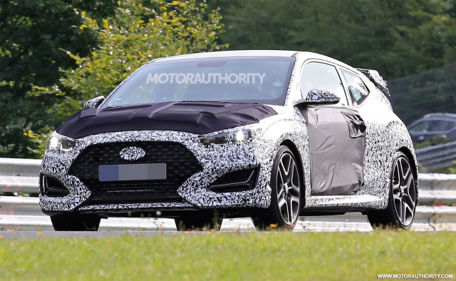 2019 Hyundai Veloster N spy shots - Image via S. Baldauf/SB-Medien