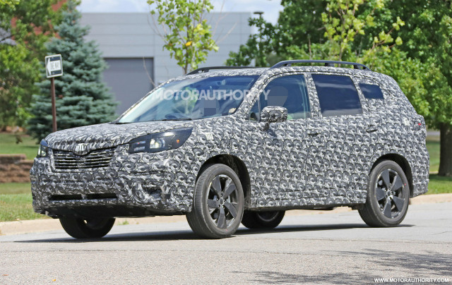 2019 Subaru Forester spy shots - Image via S. Baldauf/SB-Medien