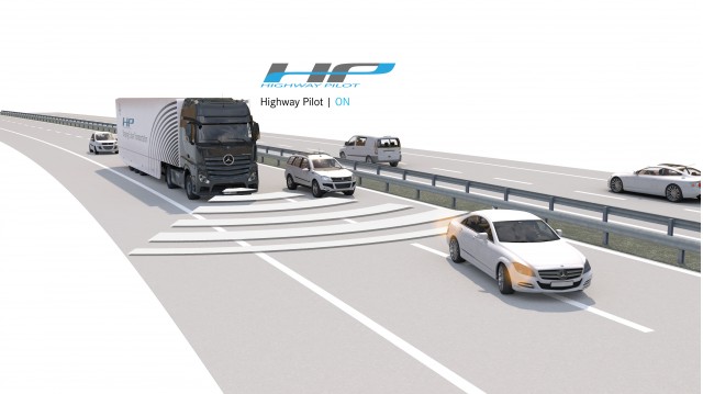 Daimler Trucks testing the first series-production autonomous truck on public roads