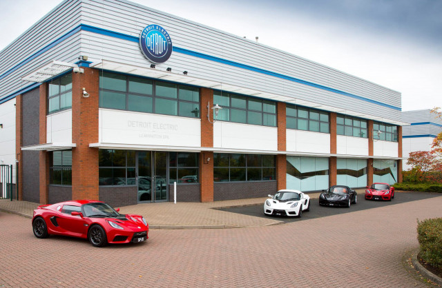 Detroit Electric headquarters in Leamington Spa, United Kingdom