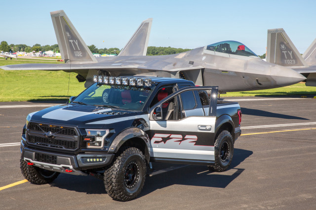 Ford F-150 Raptor inspired by F-22 built for 2017 EAA AirVenture Ford F-150 Raptor inspired by F-22 built for 2017 EAA AirVenture