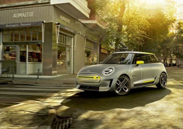 Mini Electric Concept rendering, 2017 Frankfurt auto show