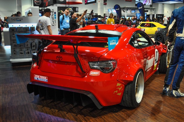 Ryan Tuerck's Toyota 86 with Ferrari 458 Italia engine swap, SEMA 2016