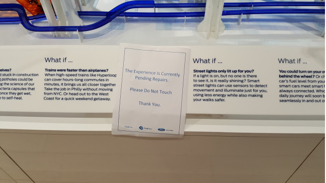 Scenes from visit to Ford Hub, Westfield World Trade Center, New York City, Aug 2017