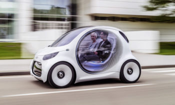 The Smart Vision EQ Fortwo is a self-driving electric matchmaker