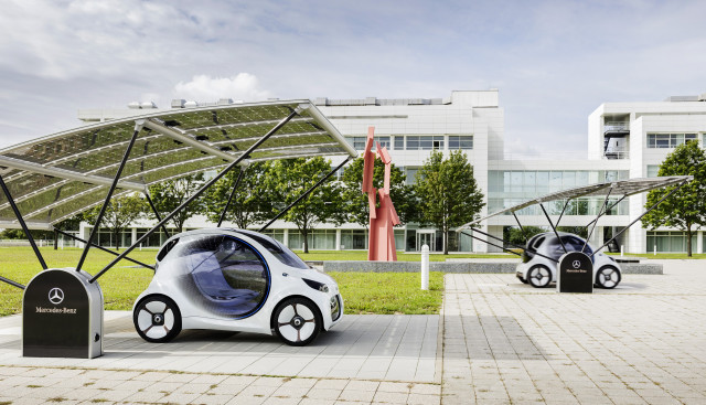 Smart Vision EQ ForTwo concept, 2017 Frankfurt auto show