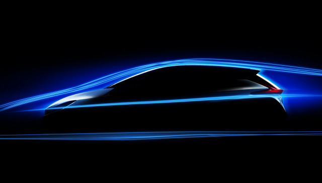 Teaser for 2018 Nissan Leaf debuting on September 6, 2017