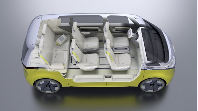 Volkswagen I.D. Buzz concept, 2017 Detroit auto show