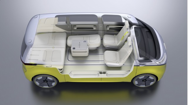 Volkswagen I.D. Buzz concept, 2017 Detroit auto show