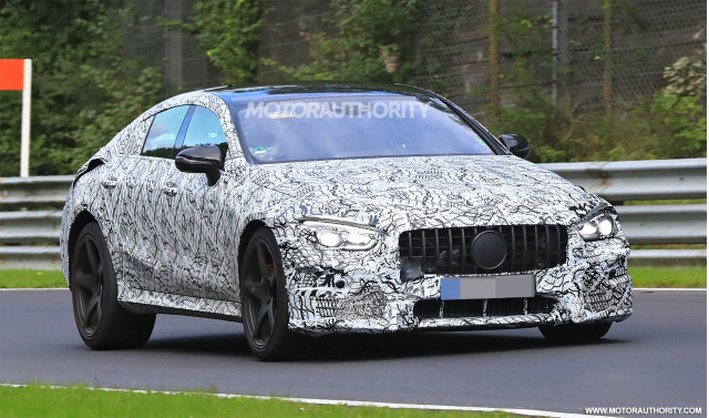 2019 Mercedes-AMG GT 4 spy shots - Image via S. Baldauf/SB-Medien