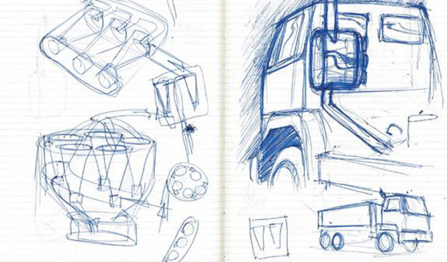 Dyson’s concept drawing for a cyclonic filter system for exhaust emissions