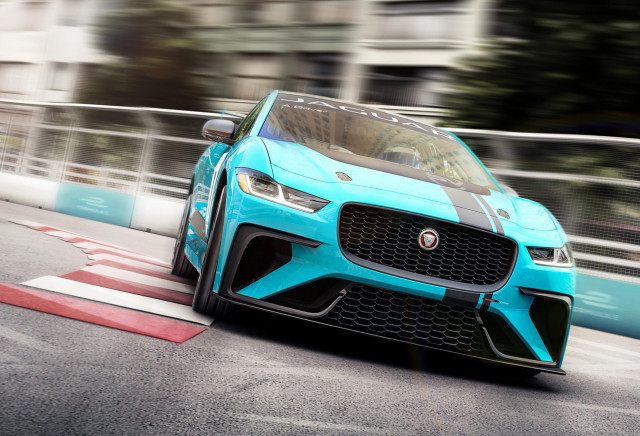 Jaguar I-Pace eTrophy racecar