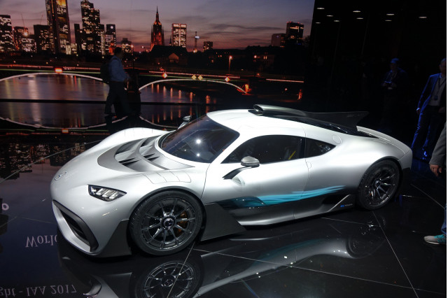 Mercedes-AMG Project One hypercar debuts in Frankfurt