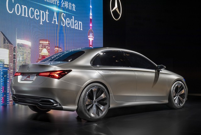 Mercedes-Benz A Sedan concept, 2017 Shanghai auto show