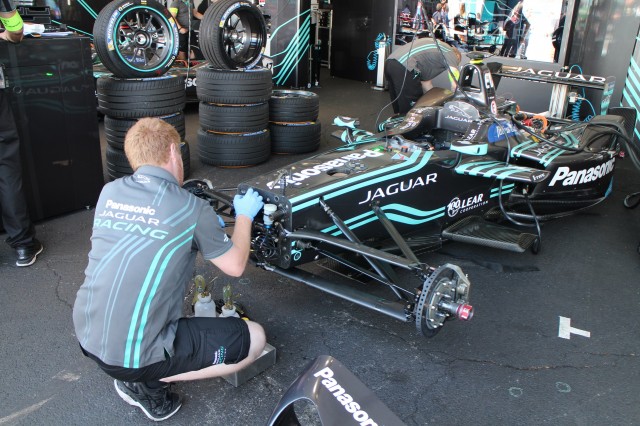 New York City ePrix FIA Formula E electric-car race, Red Hook, Brooklyn, July 2017