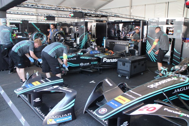 New York City ePrix FIA Formula E electric-car race, Red Hook, Brooklyn, July 2017