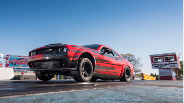 SpeedKore carbon-fiber body parts for 2018 Dodge Challenger Demon