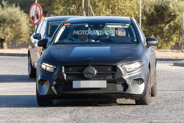 2018 Mercedes-Benz A-Class hatchback spy shots - Image via S. Baldauf/SB-Medien