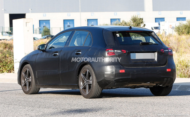 2018 Mercedes-Benz A-Class hatchback spy shots - Image via S. Baldauf/SB-Medien
